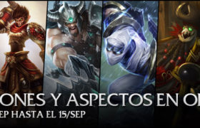 Campeones y aspectos en oferta del 12 al 15 de septiembre